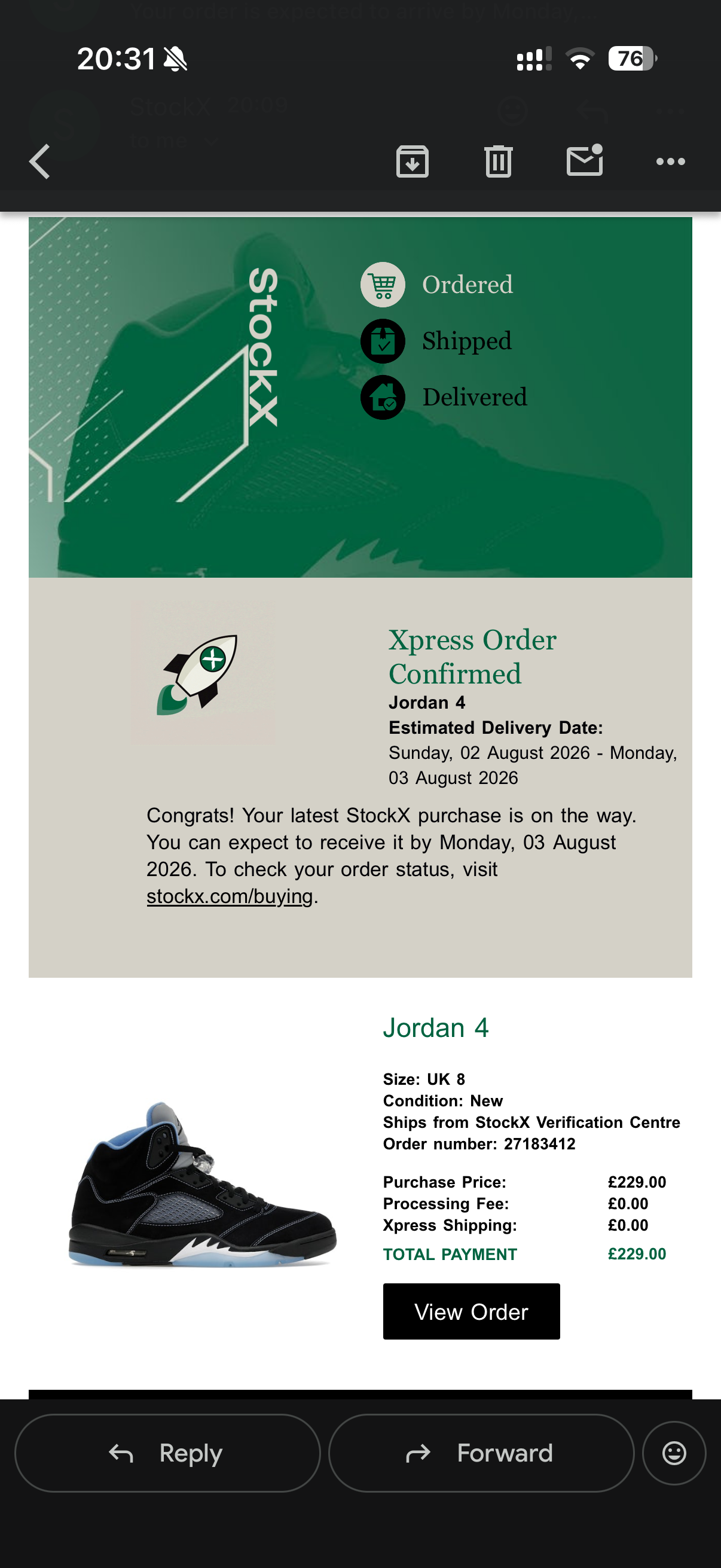 Example receipt 1